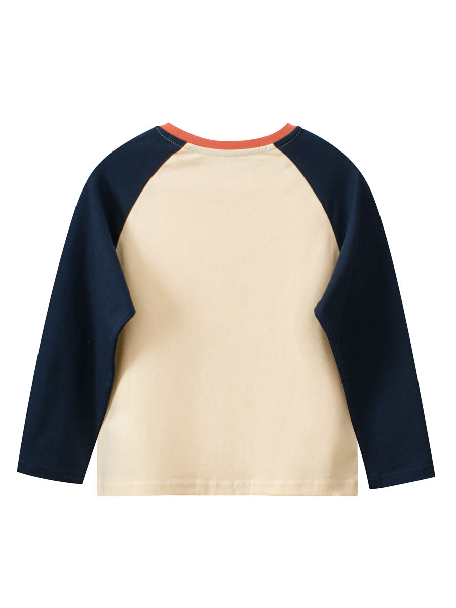 Baby Kids Boys Cartoon And Letters Printing Crew Neck Long Sleeves Pullover, MyKids-USA®, Baby & Toddler Outerwear, MyKids-USA -  -  -  -  -  -  - 