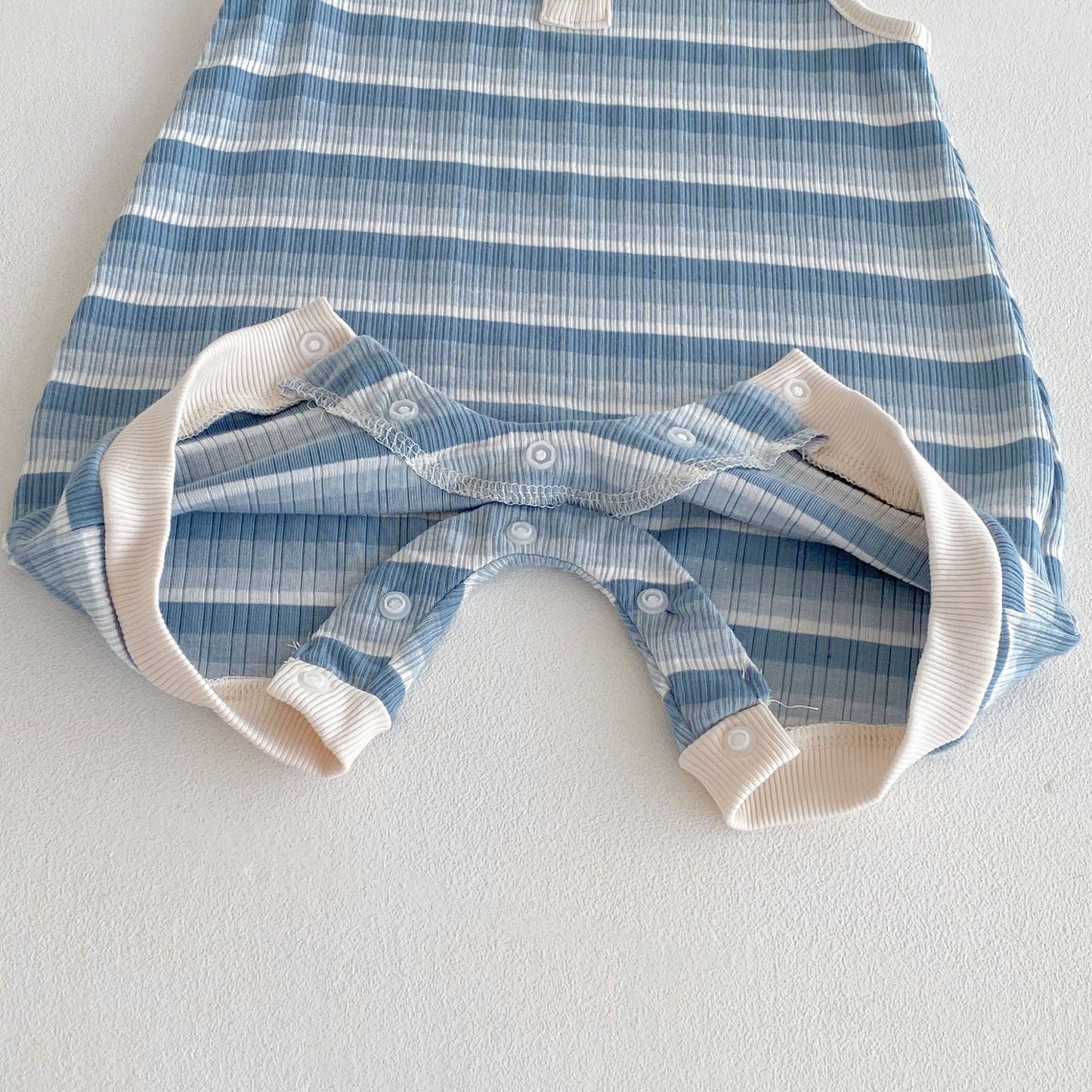 Summer Arrival Baby Unisex Casual Striped Sleeveless Rompers, MyKids-USA®, Baby One-Pieces, MyKids-USA -  -  -  -  -  -  - 