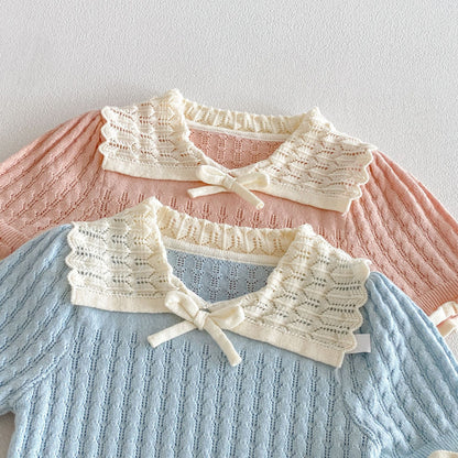 Arrival Summer Baby Kids Girls Hollow-Out Pattern Color Patchwork Top, MyKids-USA®, Baby & Children's Tops, MyKids-USA -  -  -  -  -  -  - .