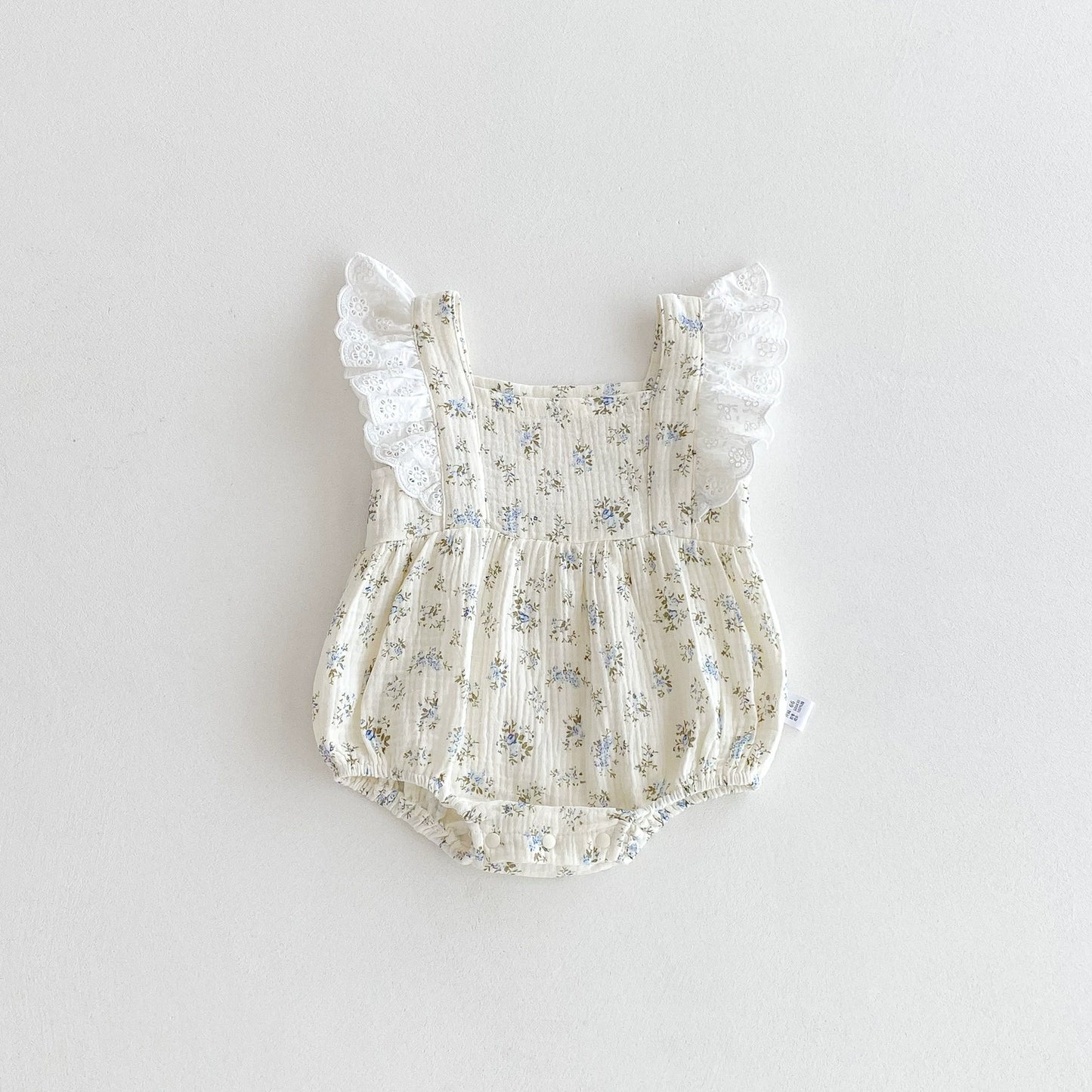 Summer Arrival Baby Girls Floral Pattern Fly Sleeves Onesies, MyKids-USA®, Baby One-Pieces, MyKids-USA -  -  -  -  -  -  - 