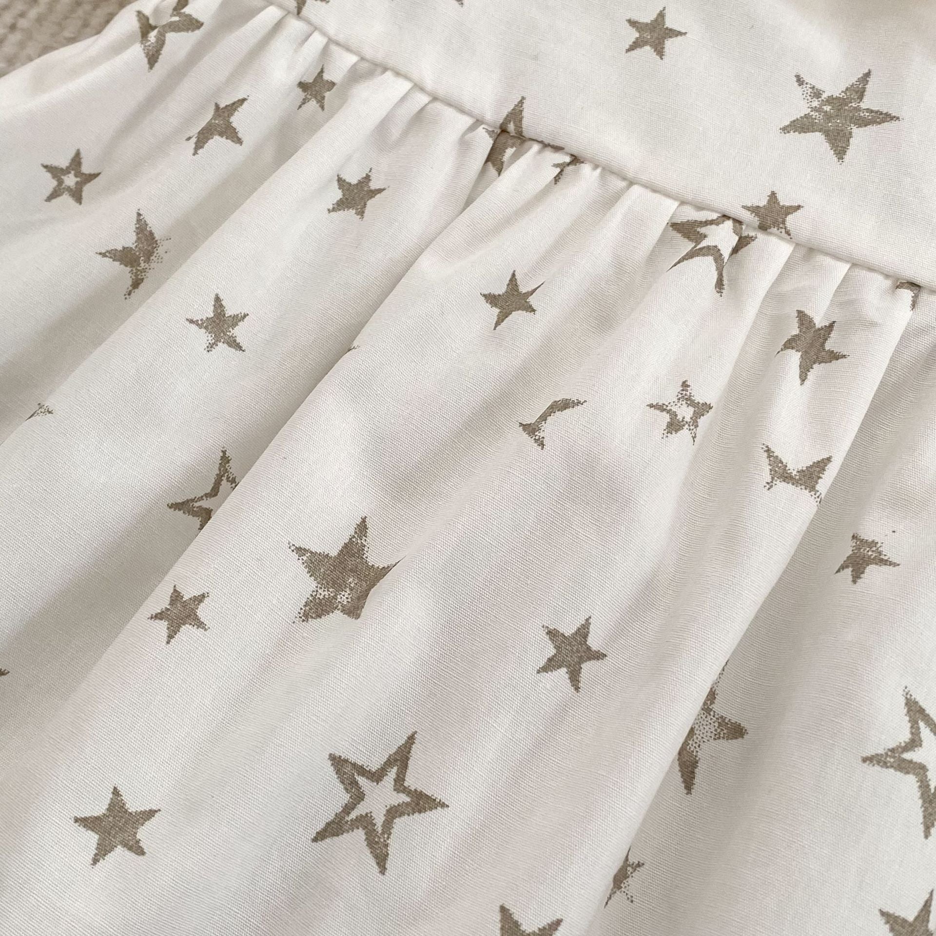 Summer Girls Stars Pattern Flowers Embroidered Collar Onesies and Dress – Princess Sister Matching Set, MyKids-USA®, Baby & Children's Outfits, MyKids-USA -  -  -  -  -  -  - .
