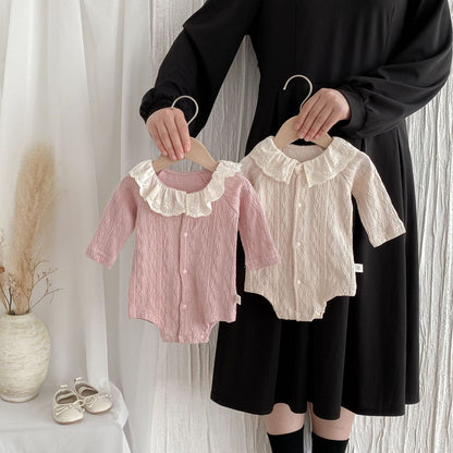 Autumn Arrival Baby Girls Long Sleeves Thin Striped Pattern Single Breasted Onesies, MyKids-USA®, Baby One-Pieces, MyKids-USA -  -  -  -  -  -  - 