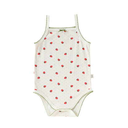 Summer Arrival Baby Unisex Sleeveless or Fly Sleeves Floral Bodysuits, MyKids-USA®, Bodysuits, MyKids-USA® - Size/Age - 66 (3-6M) - Color - Apricot -  -  - TR2604212307-A.
