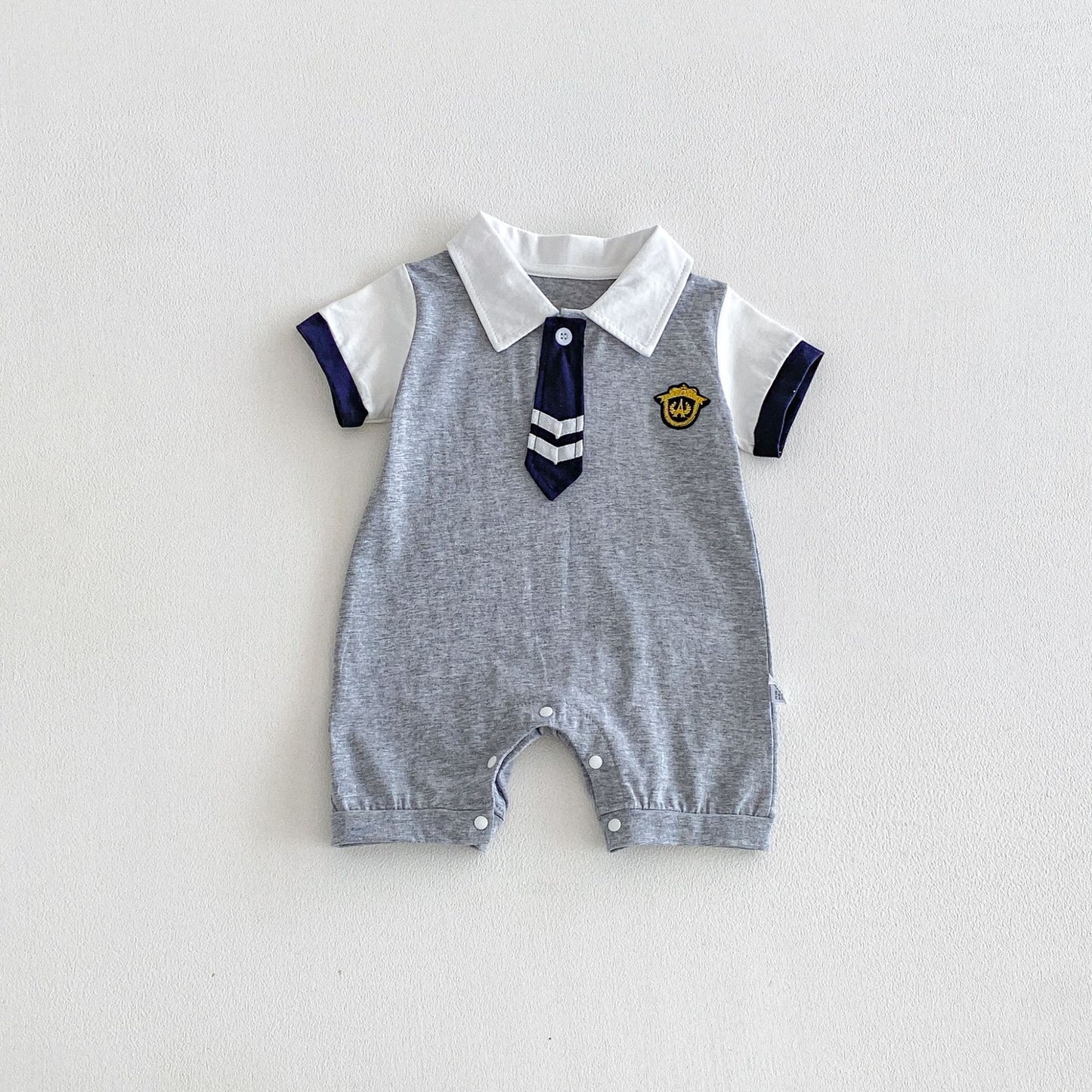 Summer Arrival Baby Boys Short Sleeves Polo Design Preppy Rompers Bodysuits, MyKids-USA®, Baby & Children's One-Pieces, MyKids-USA -  -  -  -  -  -  - .