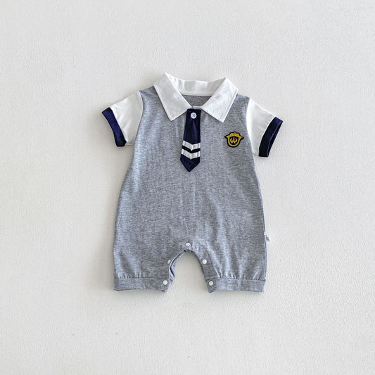 Summer Arrival Baby Boys Short Sleeves Polo Design Preppy Rompers Bodysuits, MyKids-USA®, Baby & Children's One-Pieces, MyKids-USA -  -  -  -  -  -  - .