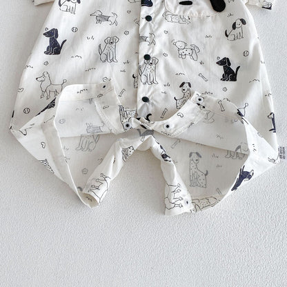 Summer Arrival Baby Boys Short Sleeves Cartoon Rompers Bodysuits, MyKids-USA®, Baby & Children's One-Pieces, MyKids-USA -  -  -  -  -  -  - .