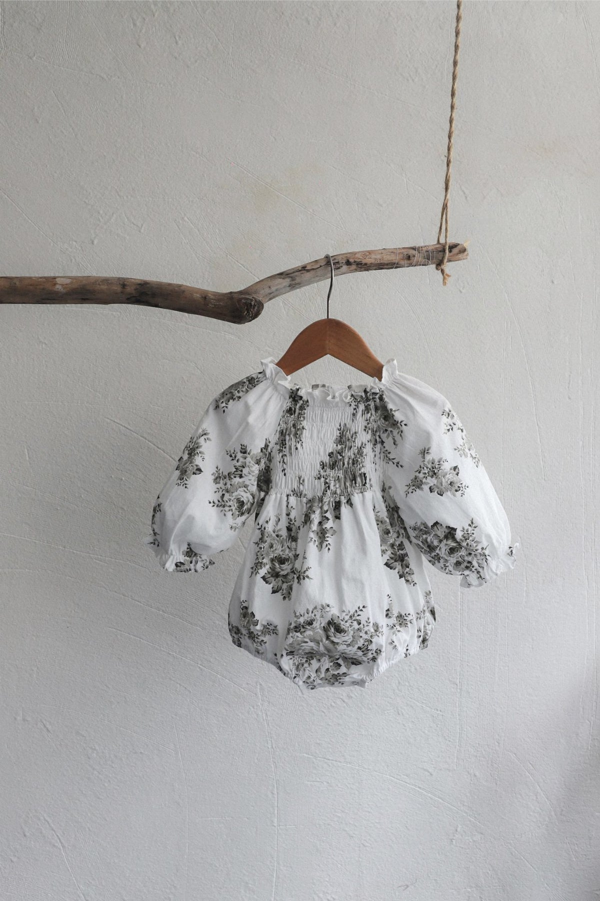 MyKids-USA® Autumn Arrival Baby Kids Girls Long Sleeves Vintage Flowers Pattern Bodysuit