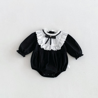 MyKids-USA® Autumn Arrival Baby Girls Long Sleeves Cute Color Patchwork Bodysuit