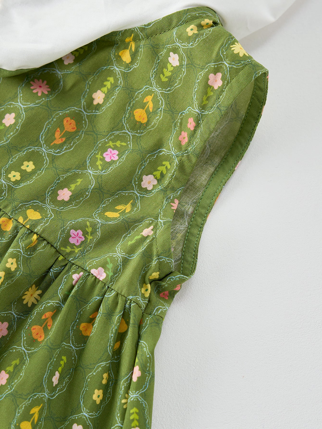 Summer Baby Kids Girls Floral Sleeveless Embroidery Collar Dress, MyKids-USA®, Baby & Toddler Dresses, MyKids-USA -  -  -  -  -  -  - 