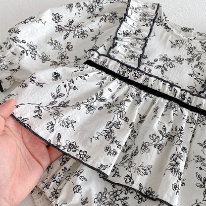 Spring Arrival Baby Girls Long Sleeves Crew Neck Floral Bodysuit, MyKids-USA®, Bodysuits, MyKids-USA -  -  -  -  -  -  - .