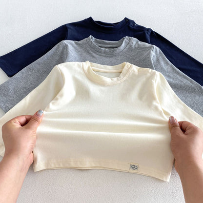 MyKids-USA® Autumn and Spring Arrival Solid Color Long Sleeves Sweatshirt for Kids