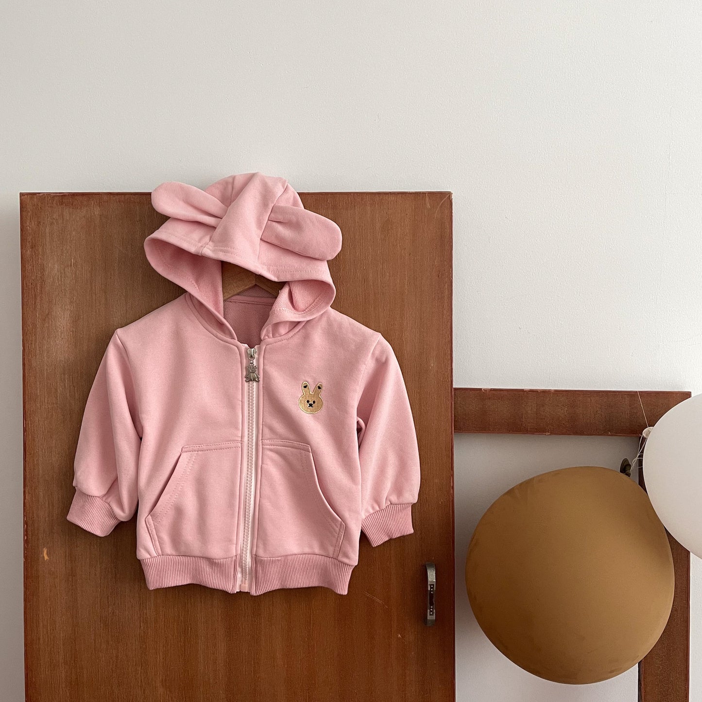 Autumn Arrival Baby Unisex Long Sleeves Cartoon Pattern Logo Hooded Coat, MyKids-USA®, Baby & Toddler Coats & Jackets, MyKids-USA - Size/Age - 73 (6-9M) - Color - Pink -  -  - TR2509162323-B