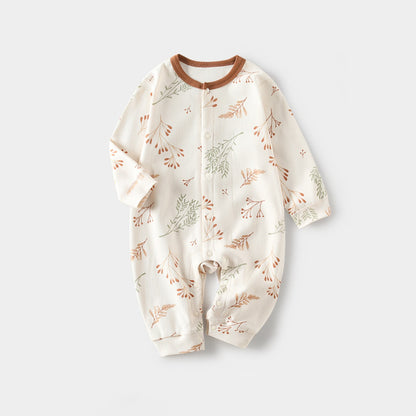 Spring Arrival Baby Unisex Long Sleeves Simple Pattern Rompers, MyKids-USA®, Baby One-Pieces, MyKids-USA -  -  -  -  -  -  - 