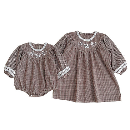 Fashion Soft Cotton Baby Girl Onesie & Girl Dress
