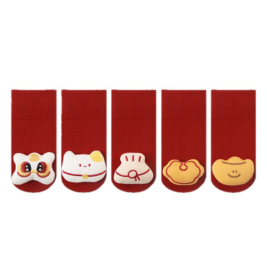 Autumn and Spring Baby Boys and Girls Cute Cartoon Pattern Socks 1 Lot=3-Pair Set, MyKids-USA®, Baby & Toddler Socks & Tights, MyKids-USA -  -  -  -  -  -  - .