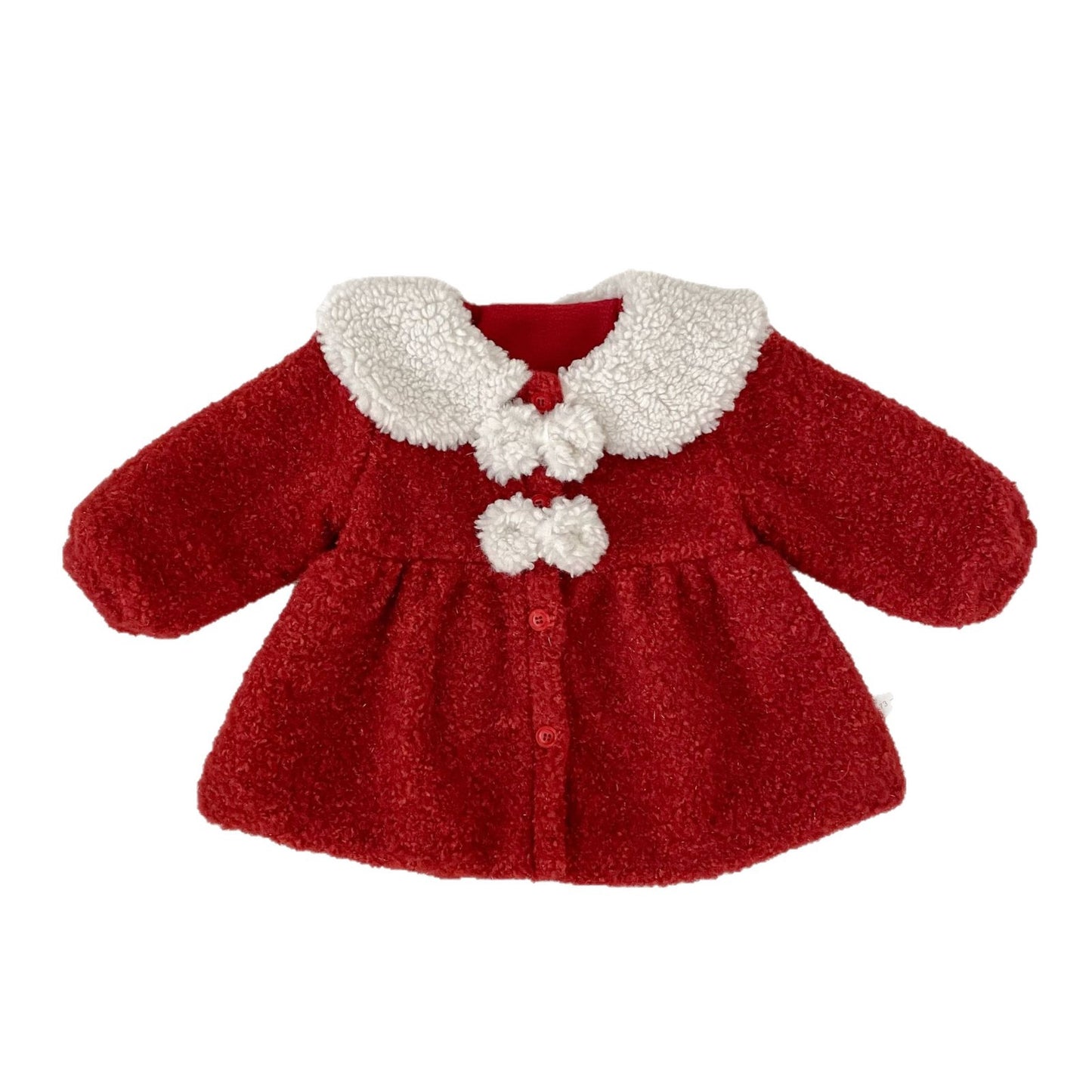 Winter Arrival Baby Kids Girls Color Patchwork Long Sleeves Warm Fluffy Coat, MyKids-USA®, Puffer Jackets, MyKids-USA -  -  -  -  -  -  - 