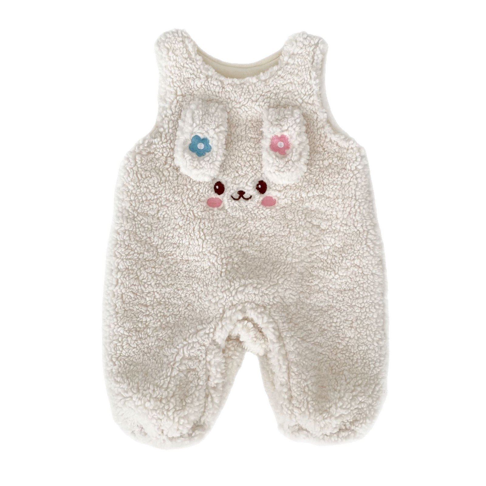 Winter Arrival Baby Girls Sleeveless Cartoon Pattern Fluffy Warm Rompers, MyKids-USA®, Baby One-Pieces, MyKids-USA -  -  -  -  -  -  - 