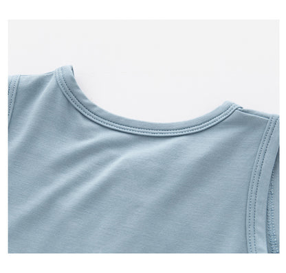 Summer Arrival Sleeveless Solid Color Bodysuit