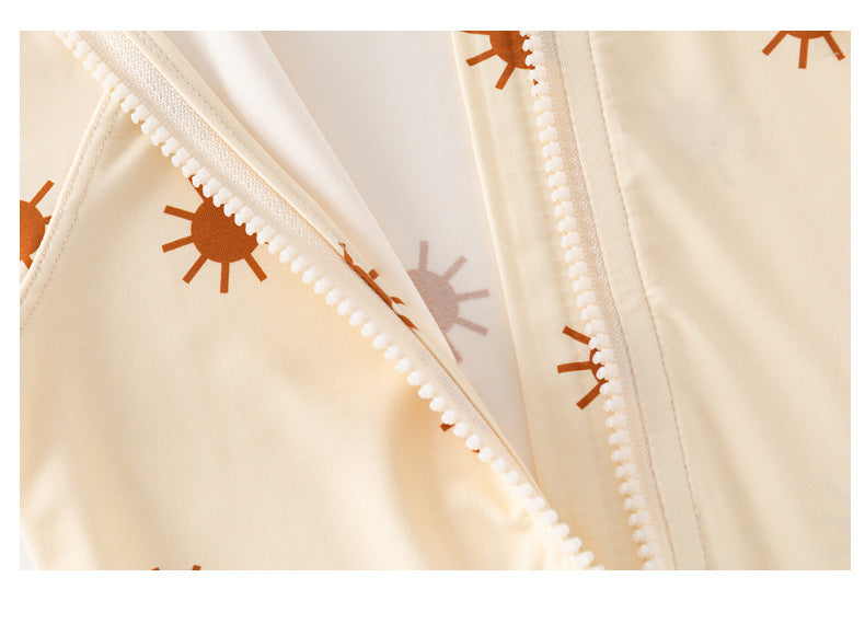Summer Arrival Baby Girls Casual Cute Pattern Zip-up Swimwear