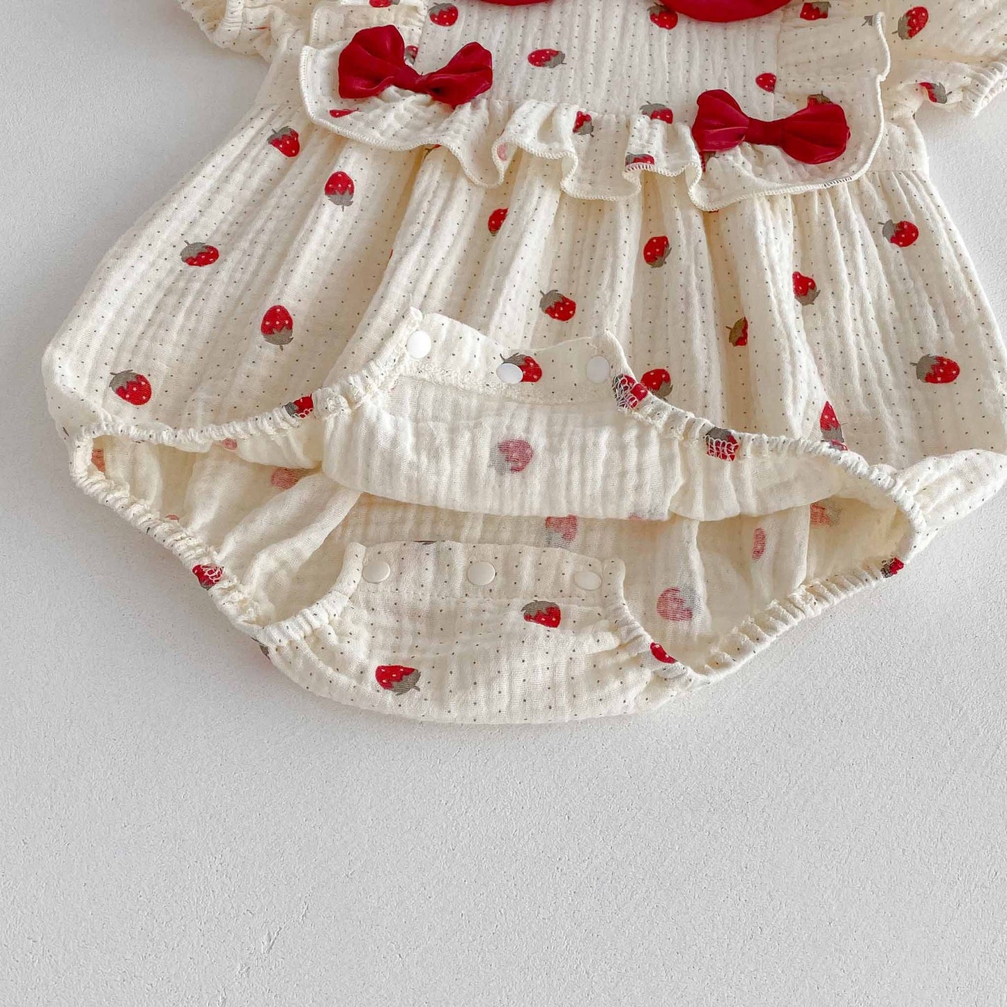 Summer Arrival Baby Girls Cute Short Sleeves Fruits Pattern Onesies, MyKids-USA®, Baby One-Pieces, MyKids-USA -  -  -  -  -  -  - 