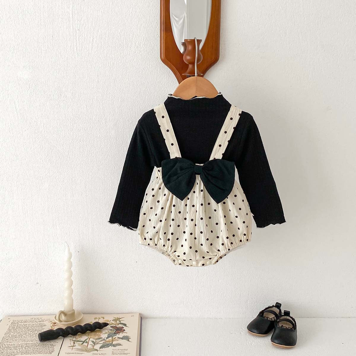 Spring and Autumn Baby Kids Girls Black Long Sleeves Knitted Top and Sleeveless Onesies Overalls Clothing Set, MyKids-USA®, Baby & Toddler Outfits, MyKids-USA -  -  -  -  -  -  - 