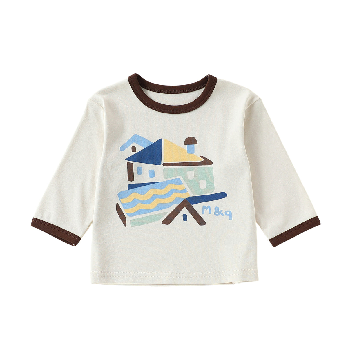 MyKids-USA® Autumn Arrival Baby Kids Long Sleeves Cartoon and Letters Pattern Top