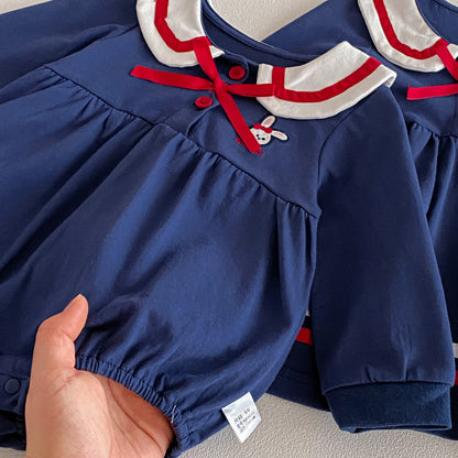 Arrival Spring and Autumn Preppy Baby Kids Girls Peter Color Patchwork Onesies and Dress – Princess Sister Matching Set, MyKids-USA®, Baby & Toddler Outfits, MyKids-USA -  -  -  -  -  -  - .