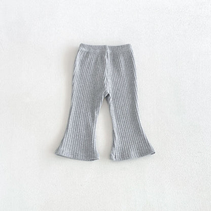 MyKids-USA® Arrival Autumn Plain Butterfly-bows Decorated Pants for Girls