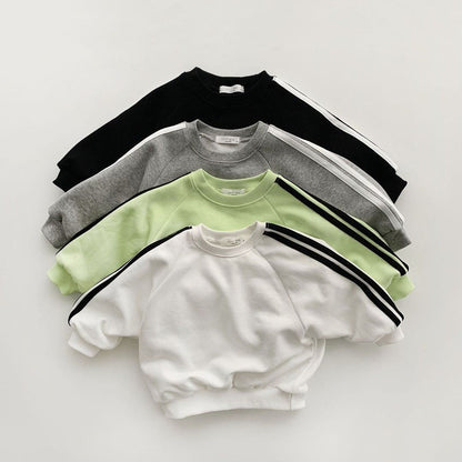 Autumn Baby Kids Unisex Casual Striped Long Sleeves Pullover and Pants Sportswear Clothing Set, MyKids-USA®, Baby & Toddler Outerwear, MyKids-USA -  -  -  -  -  -  - 