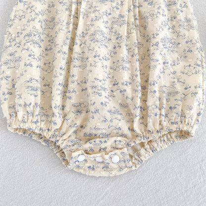 Summer Girls Floral Pattern Fly Sleeves Onesies and Dress – Princess Sister Matching Set, MyKids-USA®, Baby & Children's Outfits, MyKids-USA -  -  -  -  -  -  - .