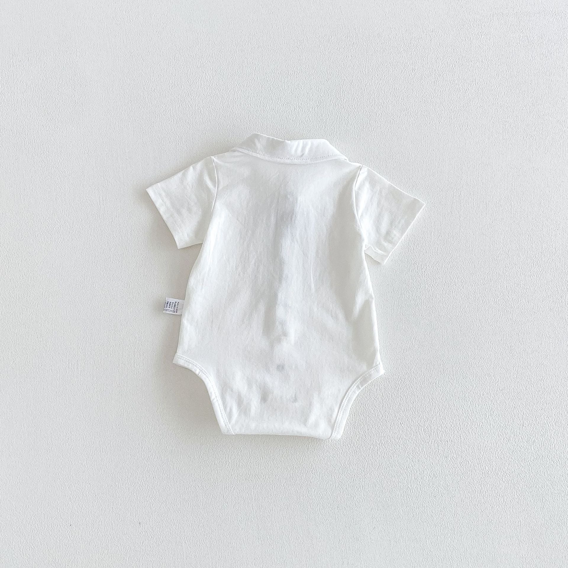 Summer Arrival Baby Boys Short Sleeves Turn-down Collar Striped Pattern Bodysuit, MyKids-USA®, Baby & Children's One-Pieces, MyKids-USA -  -  -  -  -  -  - .