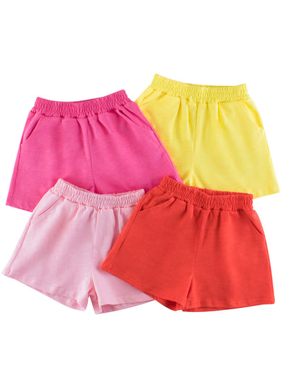 Summer Arrival Baby Kids Cotton Casual Style Plain Shorts