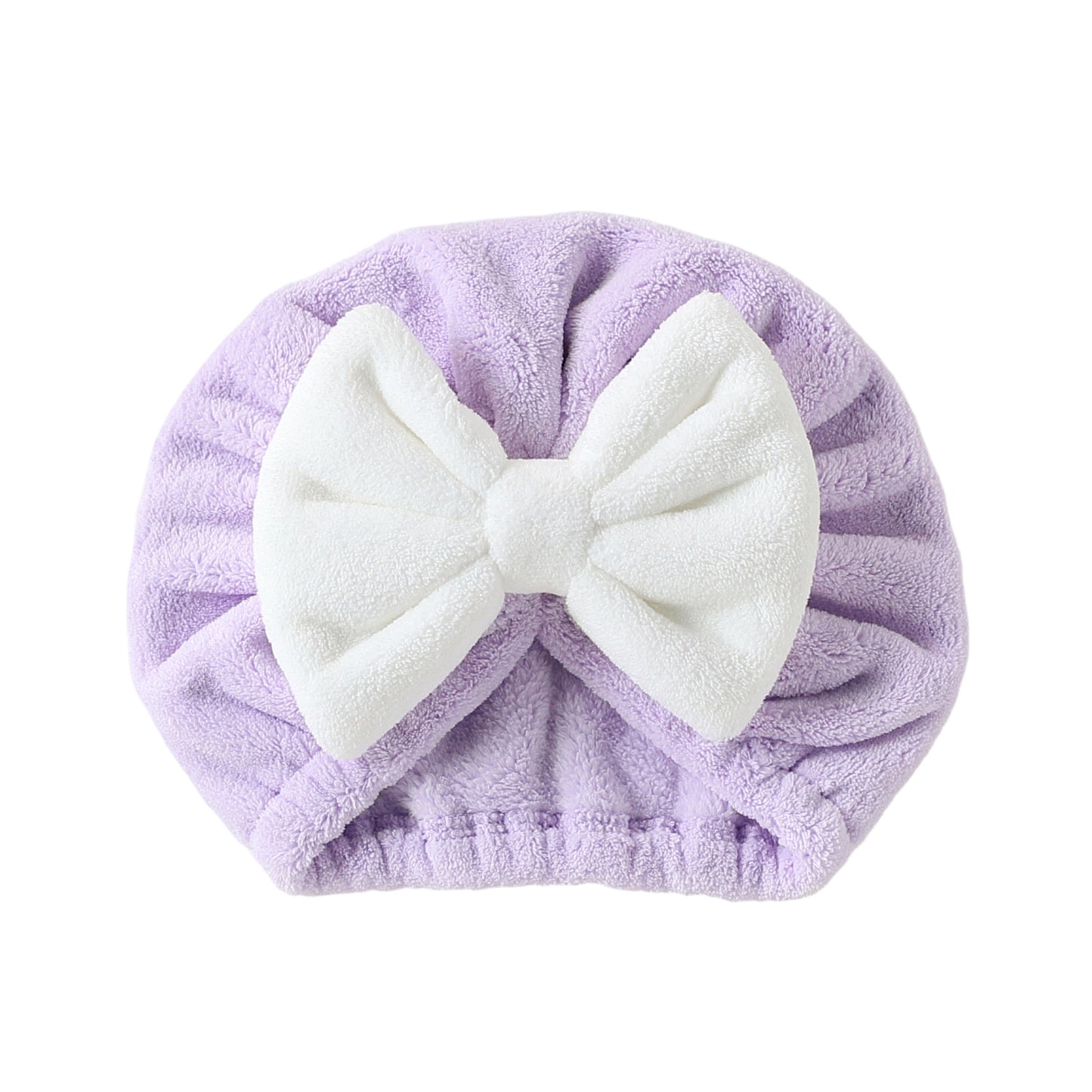 Cute Bow Fast-Absorb Drying Cap for Girls, MyKids-USA®, Hair Pins, Claws & Clips, MyKids-USA - Size/Age - S (1-3Y) - Color - Blue -  -  - TR2506012314-B.