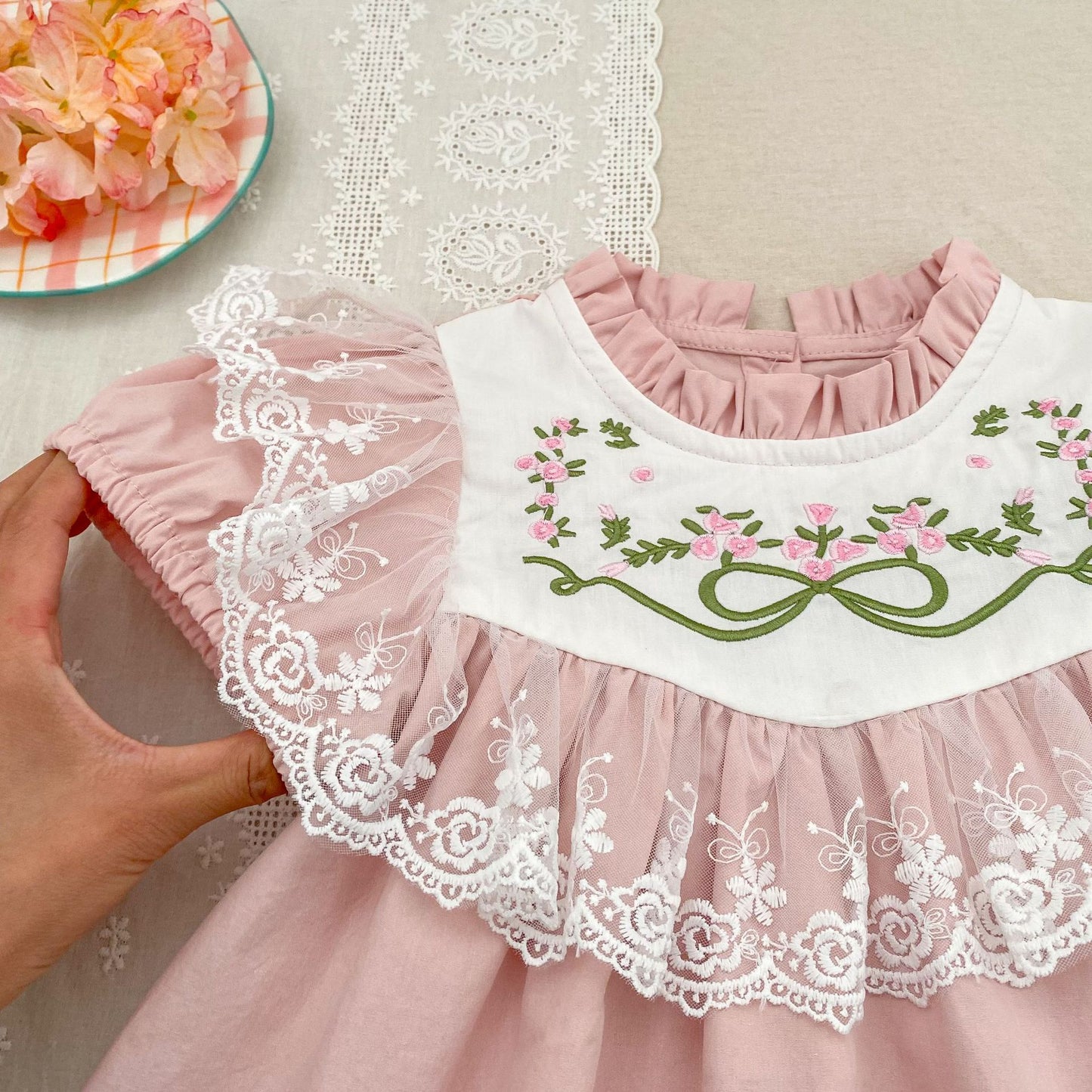 Arrival Summer Flowers Pattern Baby Kids Girls Onesies and Dress – Princess Sister Matching Set, MyKids-USA®, Baby & Children's Outfits, MyKids-USA -  -  -  -  -  -  - .