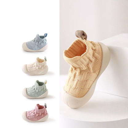 Spring and Autumn Baby Unisex Patchwork Jacquard Pattern Toddler Soft-Sole Walking Shoes, MyKids-USA®, First Steps & Crawlers, MyKids-USA -  -  -  -  -  -  - 