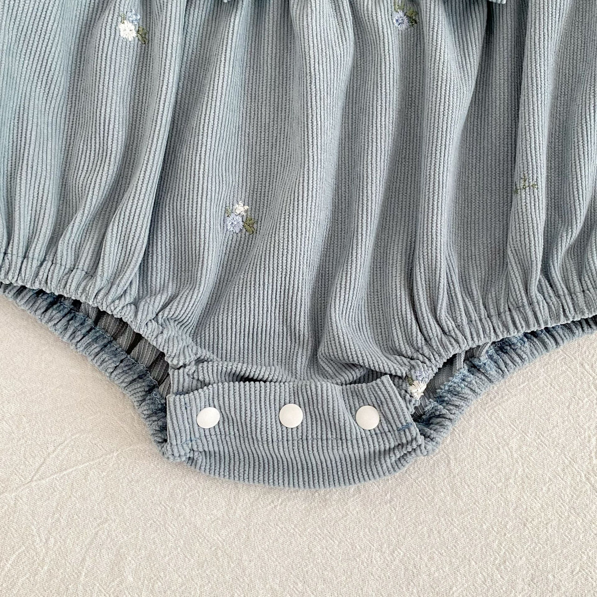 MyKids-USA® Autumn Flowers Embroidered Baby Kids Girls Princess Long Sleeves Bodysuit