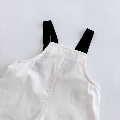 Summer Hot Selling Baby Kids Unisex Sleeveless Letters Embroidered Strap Overalls and Striped Vest Clothing Set, MyKids-USA®, Baby & Toddler Outfits, MyKids-USA -  -  -  -  -  -  - 