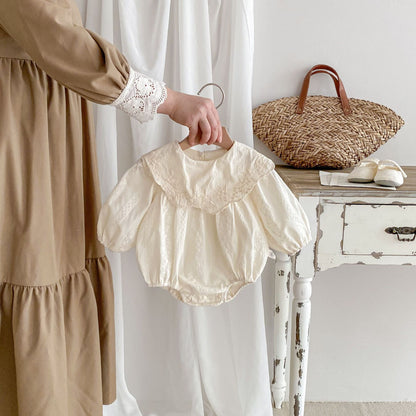 Autumn Baby Girls Flowers Embroidered Pattern Long-sleeved Onesies and Dress – Princess Sister Matching Set, MyKids-USA®, Baby & Toddler Outfits, MyKids-USA -  -  -  -  -  -  - 