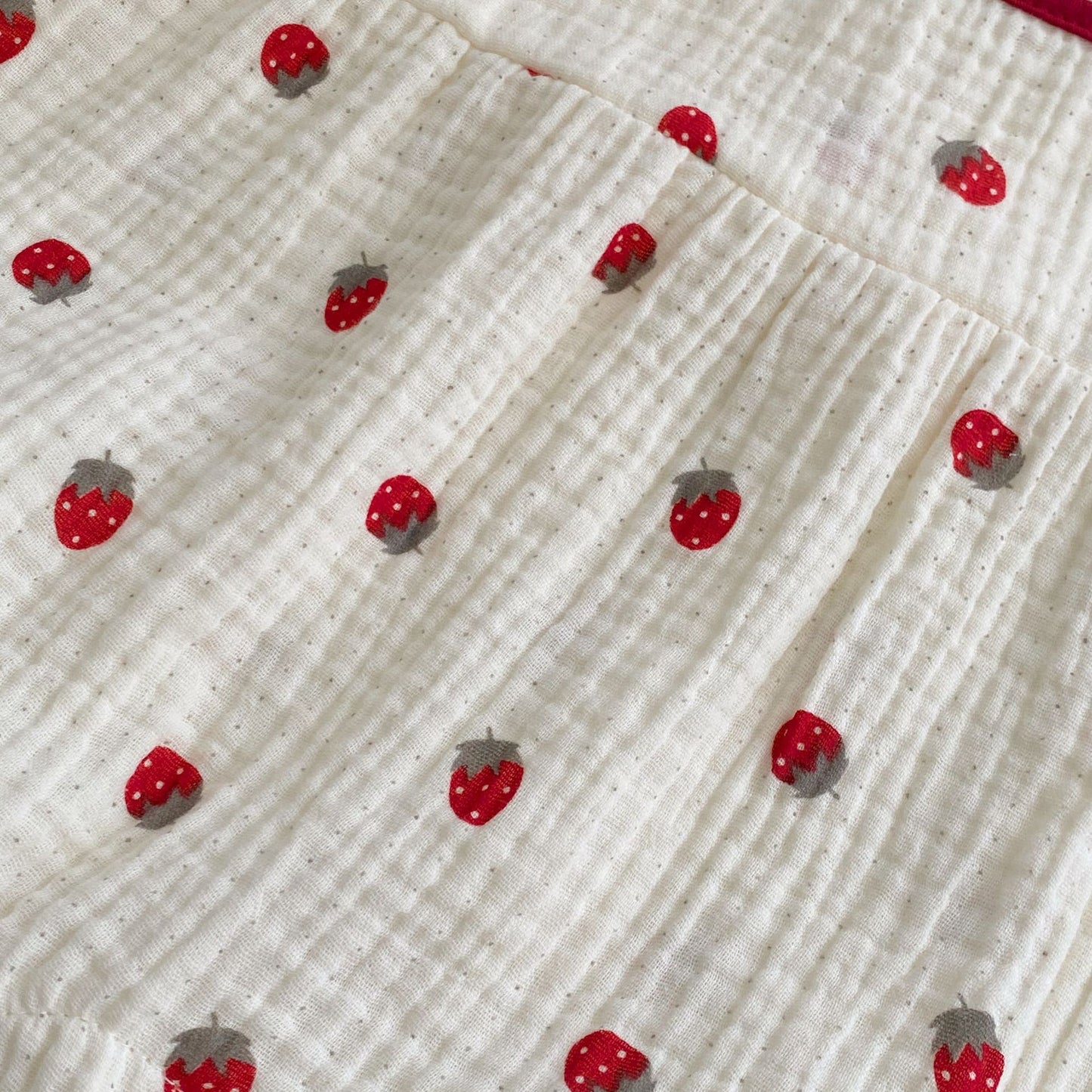 Autumn Arrival Baby Girls Long Sleeves Crew Neck Strawberry Pattern Rompers, MyKids-USA®, Baby One-Pieces, MyKids-USA -  -  -  -  -  -  - 