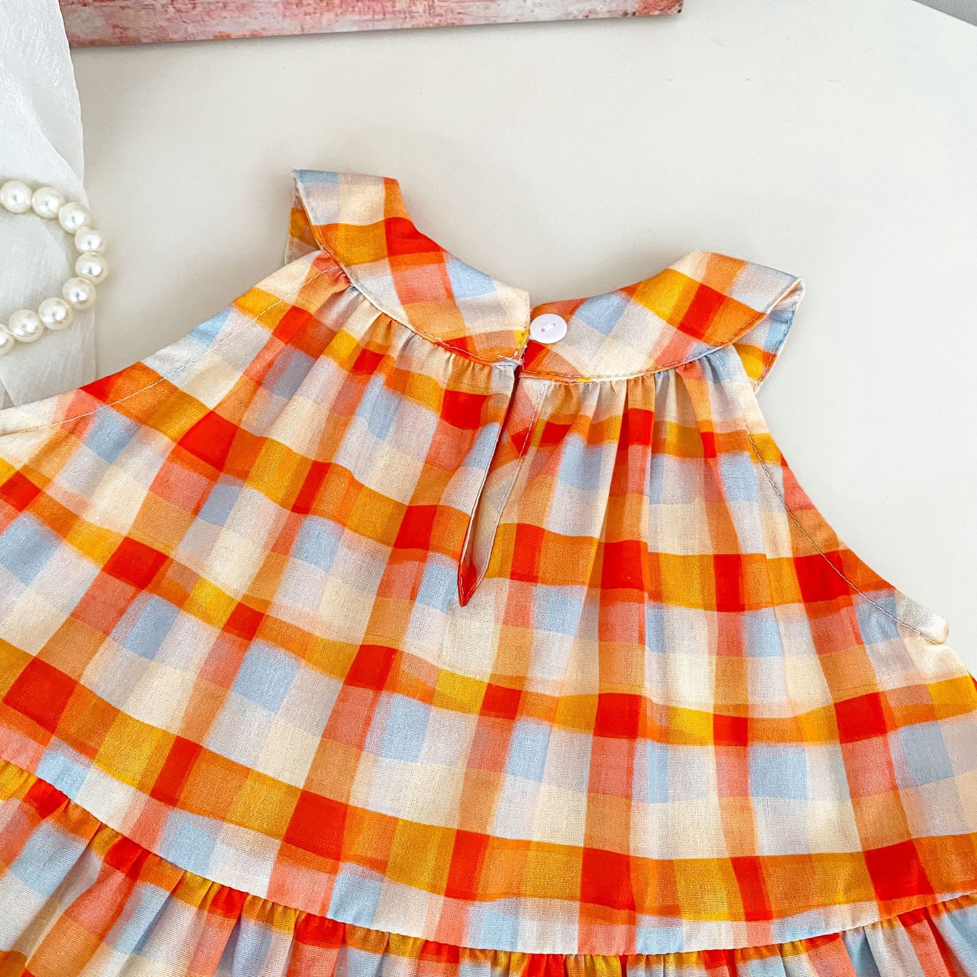 Arrival Summer Baby Kids Girls Sleeveless Plaid Pattern Top and Plain Pants, MyKids-USA®, Baby & Children's Outfits, MyKids-USA -  -  -  -  -  -  - .