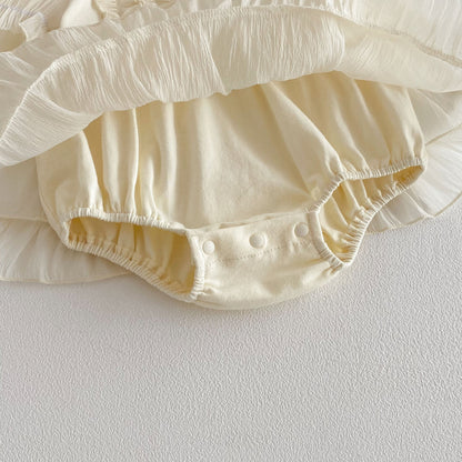 Spring Arrival Baby Girls Long Sleeves Solid Color Peter Pan Collar Onesies Dress, MyKids-USA®, Baby & Toddler Dresses, MyKids-USA -  -  -  -  -  -  - .