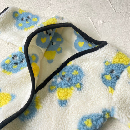 Autumn and Winter Arrival Baby Unisex Cartoon Pattern Long Sleeves Fluffy Rompers, MyKids-USA®, Baby One-Pieces, MyKids-USA -  -  -  -  -  -  - .