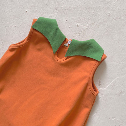 Autumn Arrival Baby Unisex Sleeveless Halloween Pumpkin Pattern bodysuit with Hat, MyKids-USA®, Baby & Toddler Outfits, MyKids-USA -  -  -  -  -  -  - .