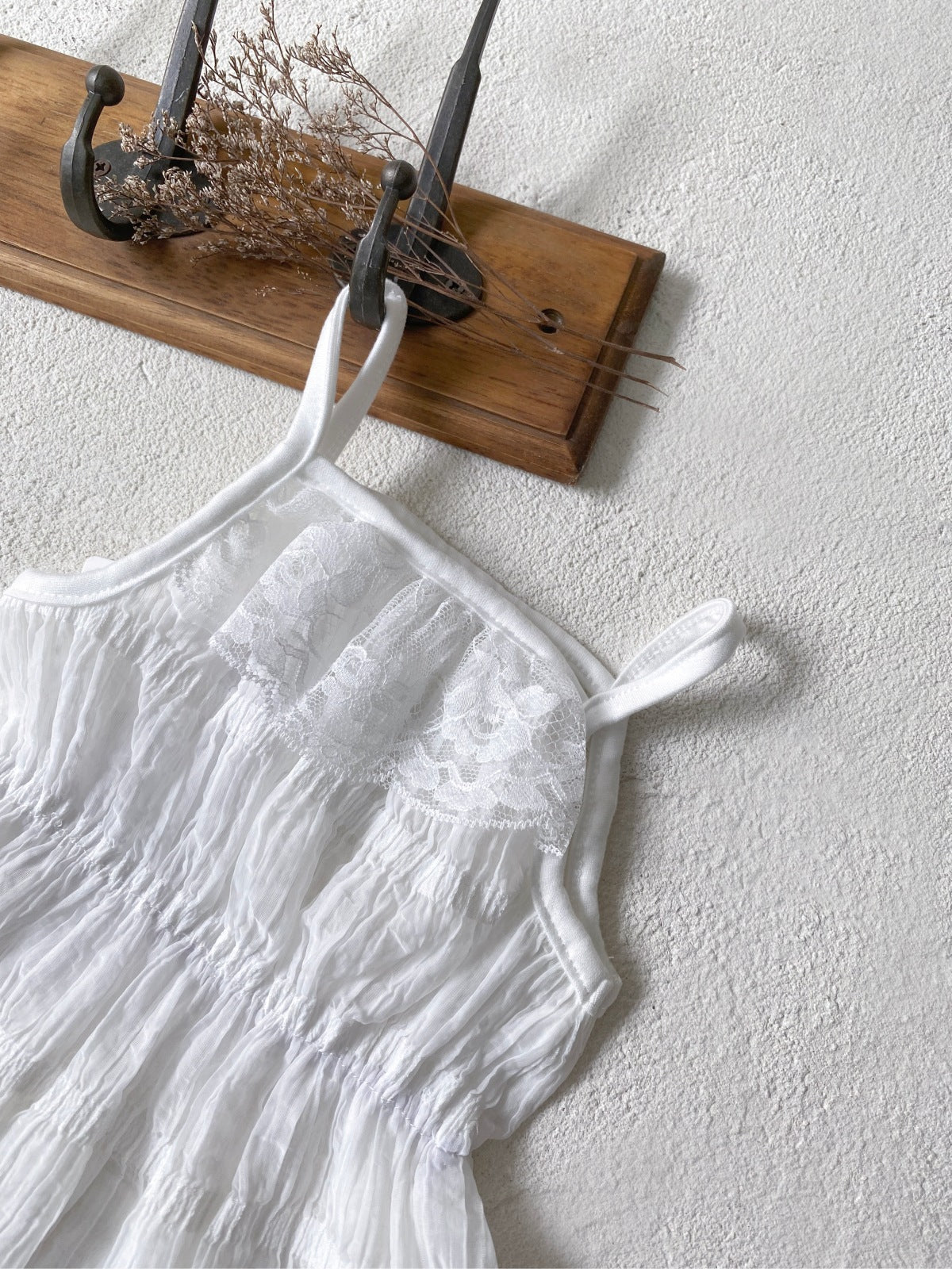 MyKids-USA® Summer Arrival Baby Girls Sleeveless Lace Trim Strap Dress