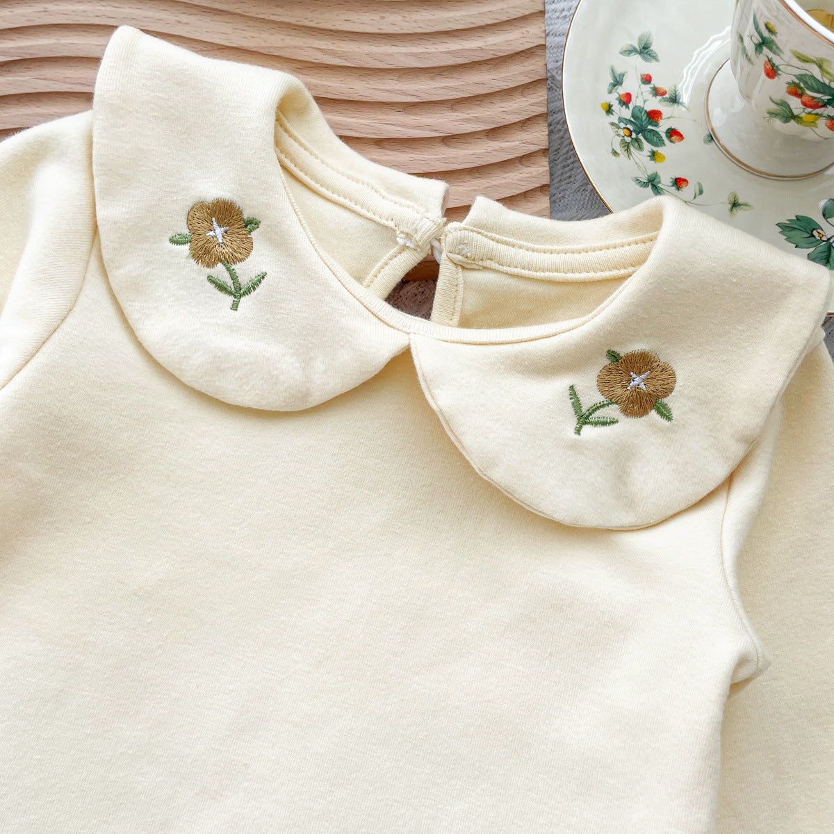 Spring and Autumn Baby Kids Girls Flowers Embroidered Pattern Long Sleeves Top and Sleeveless Onesies Overalls Clothing Set, MyKids-USA®, Baby & Toddler Outfits, MyKids-USA -  -  -  -  -  -  - 