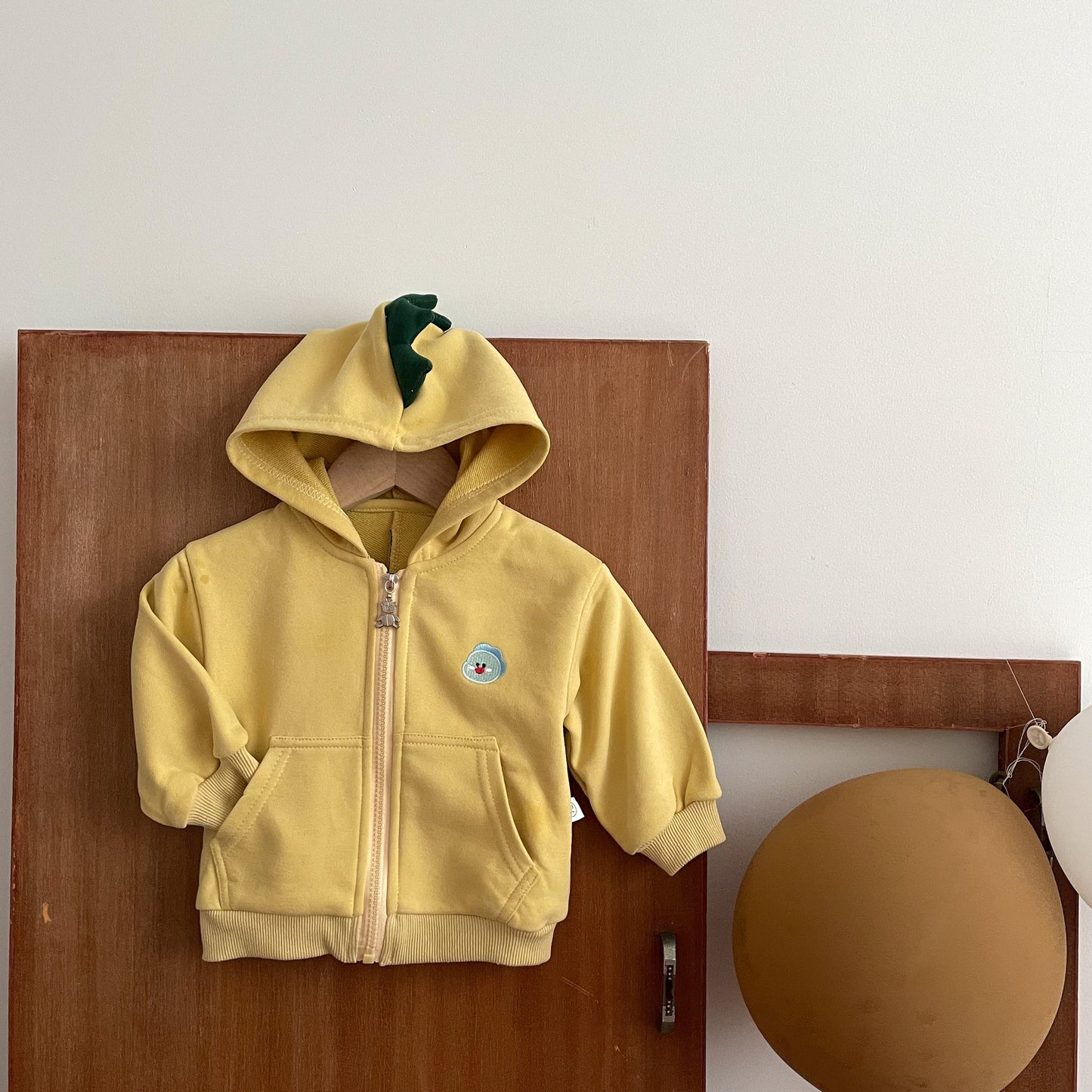 Autumn Arrival Baby Unisex Long Sleeves Cartoon Pattern Logo Hooded Coat, MyKids-USA®, Baby & Toddler Coats & Jackets, MyKids-USA - Size/Age - 73 (6-9M) - Color - Yellow -  -  - TR2509162323-C