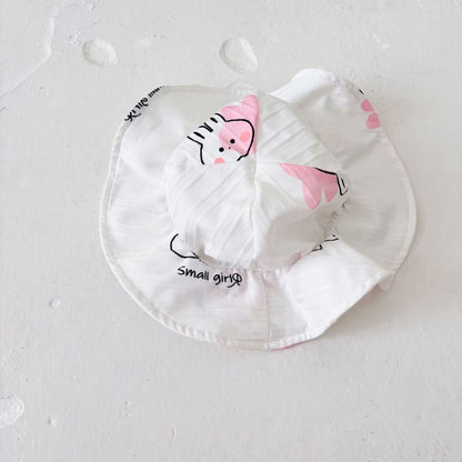 Summer Arrival Baby Girls Cartoon Rabbits Pattern Sleeveless Rompers with Hat, MyKids-USA®, Baby One-Pieces, MyKids-USA -  -  -  -  -  -  - 