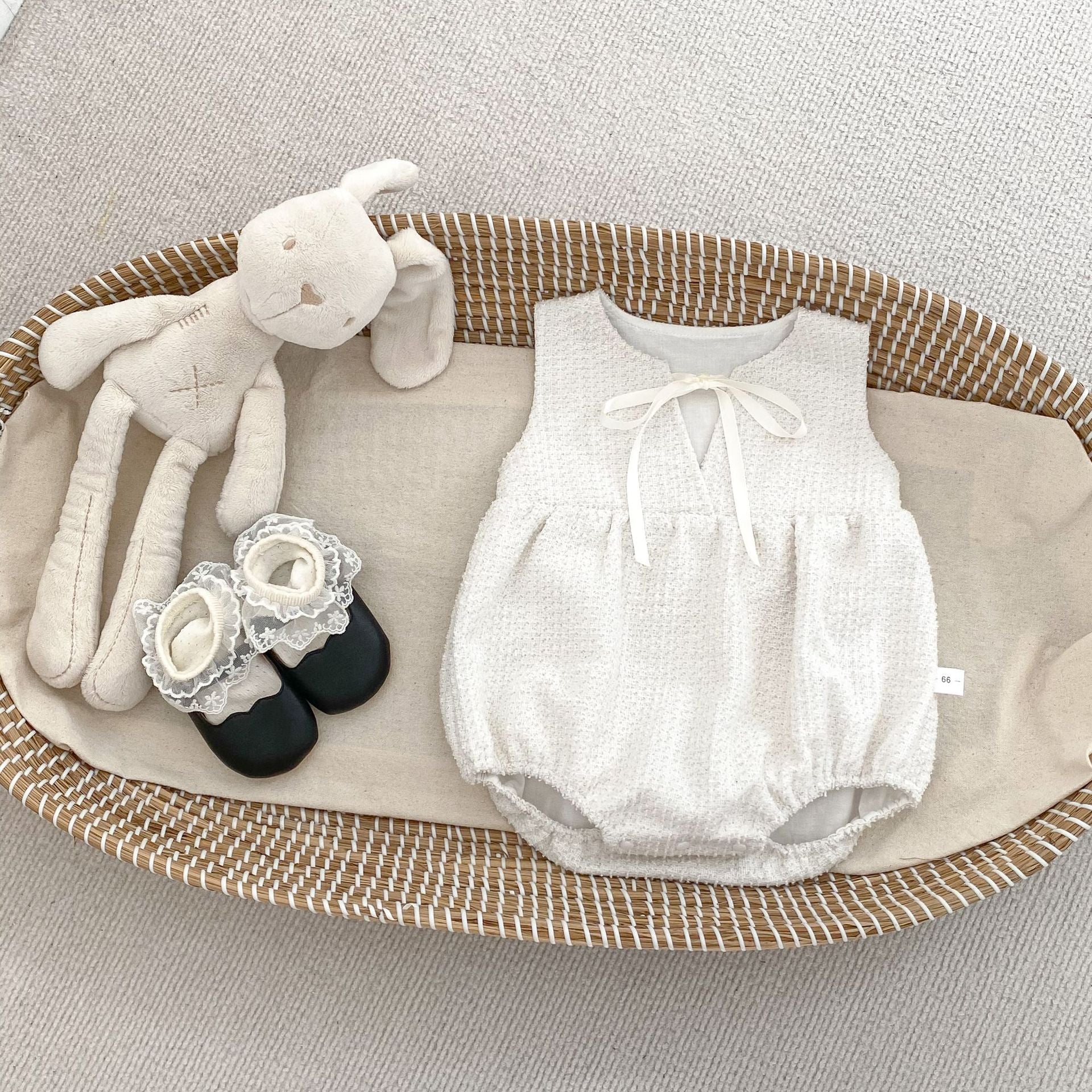 Arrival Spring Girls Long Sleeves Lace-trim Turn-down Collar Top and Sleeveless Onesies Set Clothing Set, MyKids-USA®, Baby One-Pieces, MyKids-USA -  -  -  -  -  -  - 