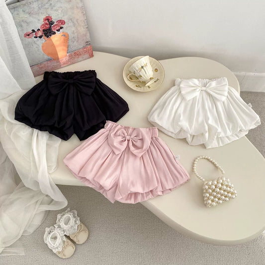 Summer Kids Girls Butterfly Bows Attached Casual Shorts, MyKids-USA®, Baby One-Pieces, MyKids-USA -  -  -  -  -  -  - 