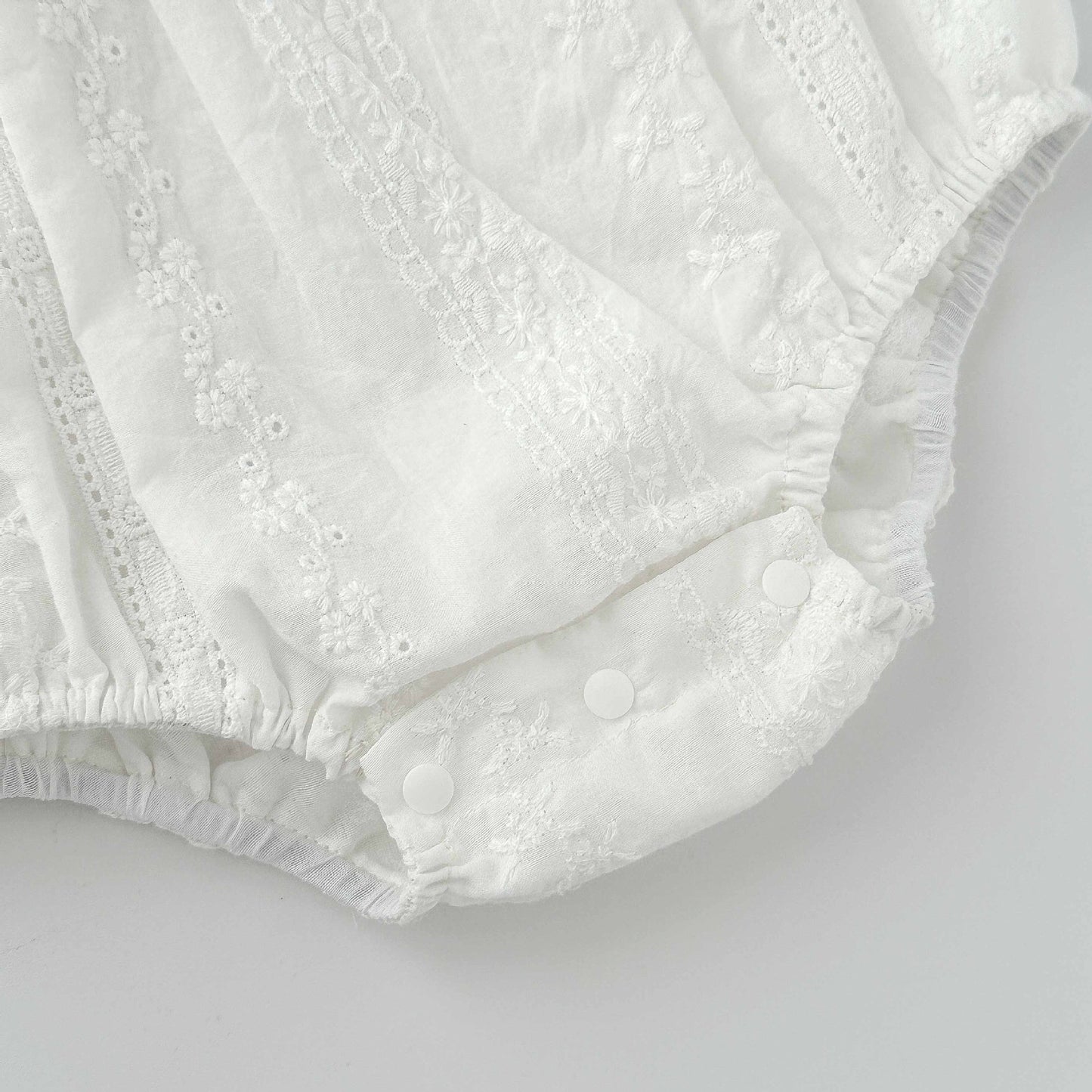 Summer Arrival Baby Girls Cute Solid Color Sleeveless Flowers Embroidered Onesies, MyKids-USA®, Baby One-Pieces, MyKids-USA -  -  -  -  -  -  - 